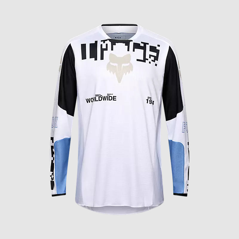 Polera Moto 180 Digi Image Blanco Fox