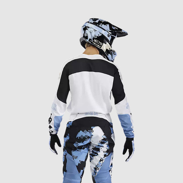 Polera Moto 180 Digi Image Blanco Fox