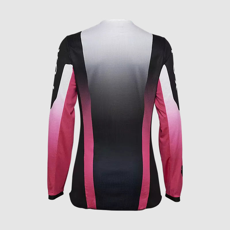 Polera Moto Mujer 180 Lean Negro/Rosado Fox