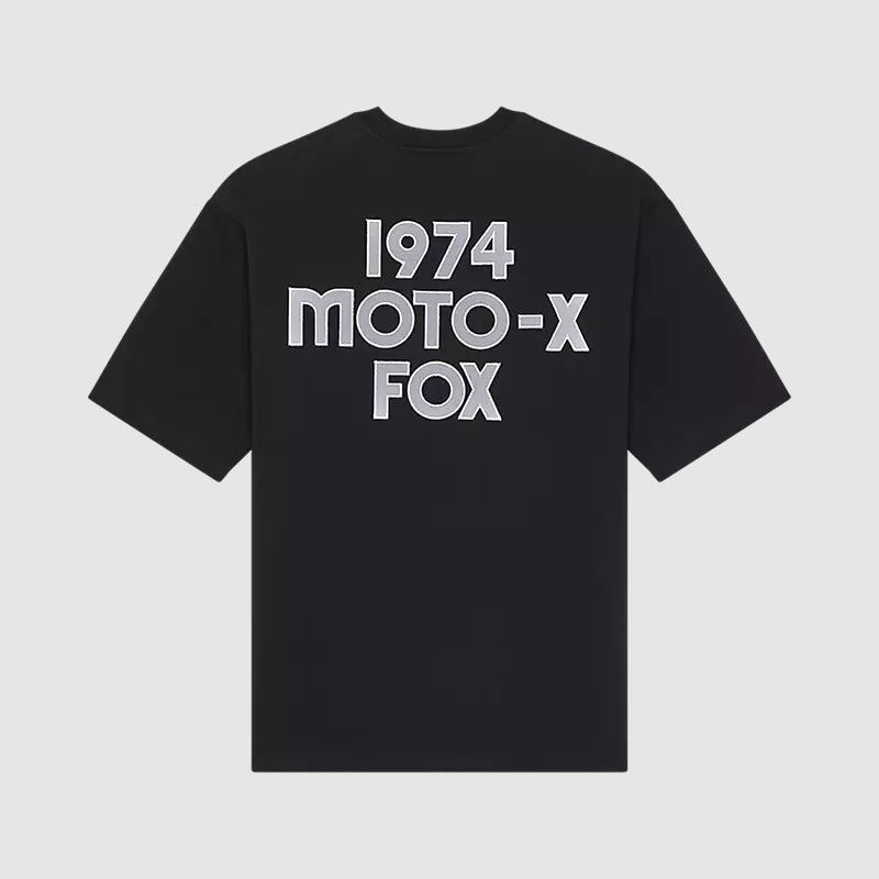 Polera Lifestyle Moto-X Oversized Negro Fox