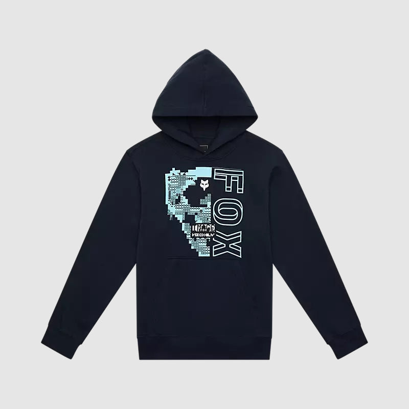 Poleron Lifestyle Niño Image Skull Azul Fox