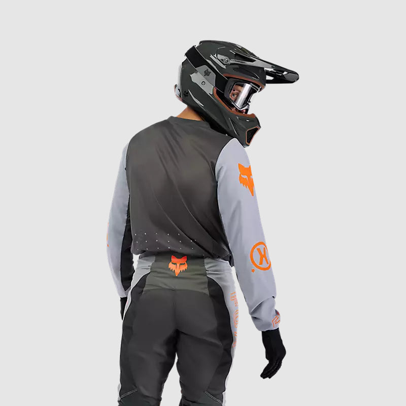 Polera Moto Off-Road Ranger Air Gris Fox