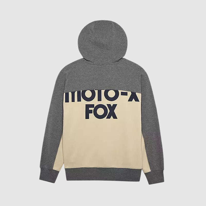 Poleron Lifestyle Moto-X Oversized Gris Fox
