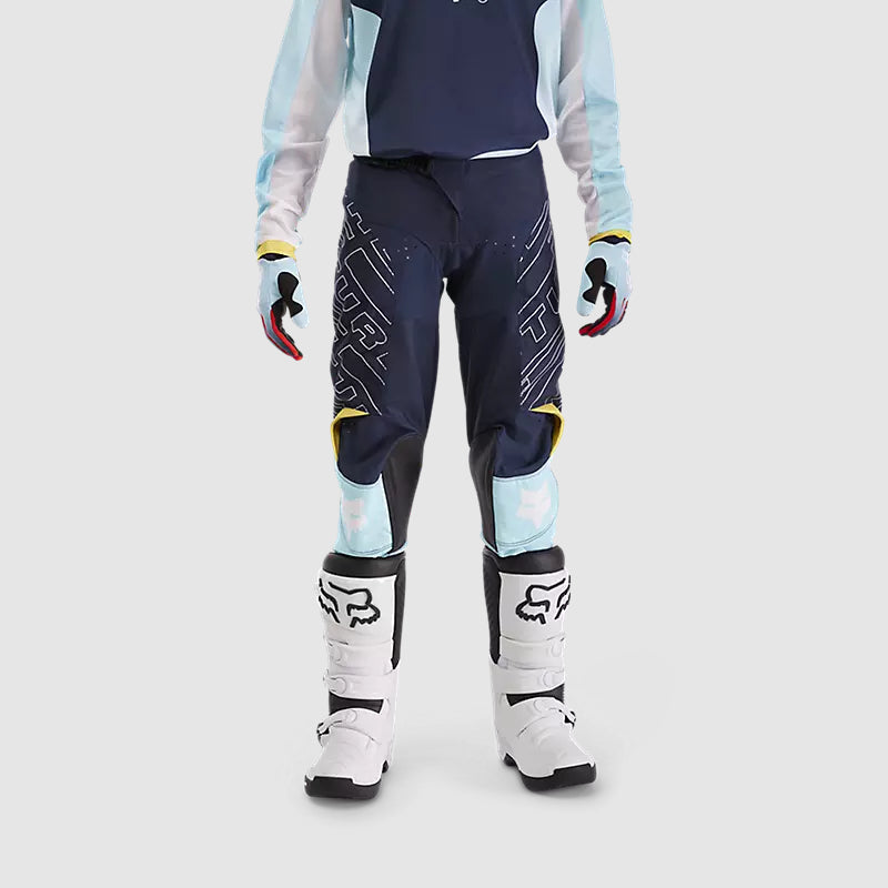 Pantalon Moto Niño 180 Elevated Azul Fox