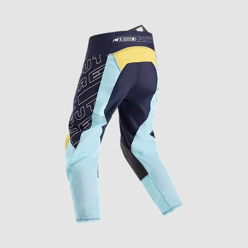 Pantalon Moto Niño 180 Elevated Azul Fox