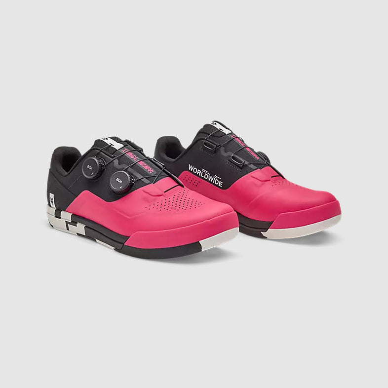 Zapatillas Bicicleta Union Limited Edition BOA® con calas Rosado Fox