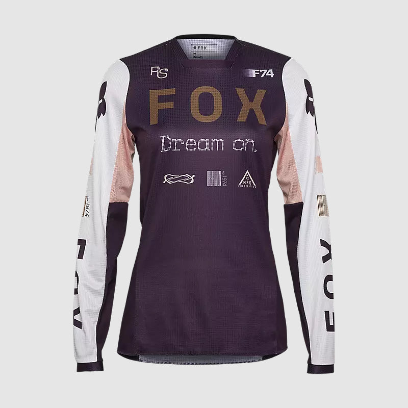 Polera Moto Mujer 180 Race Spec Morado Fox
