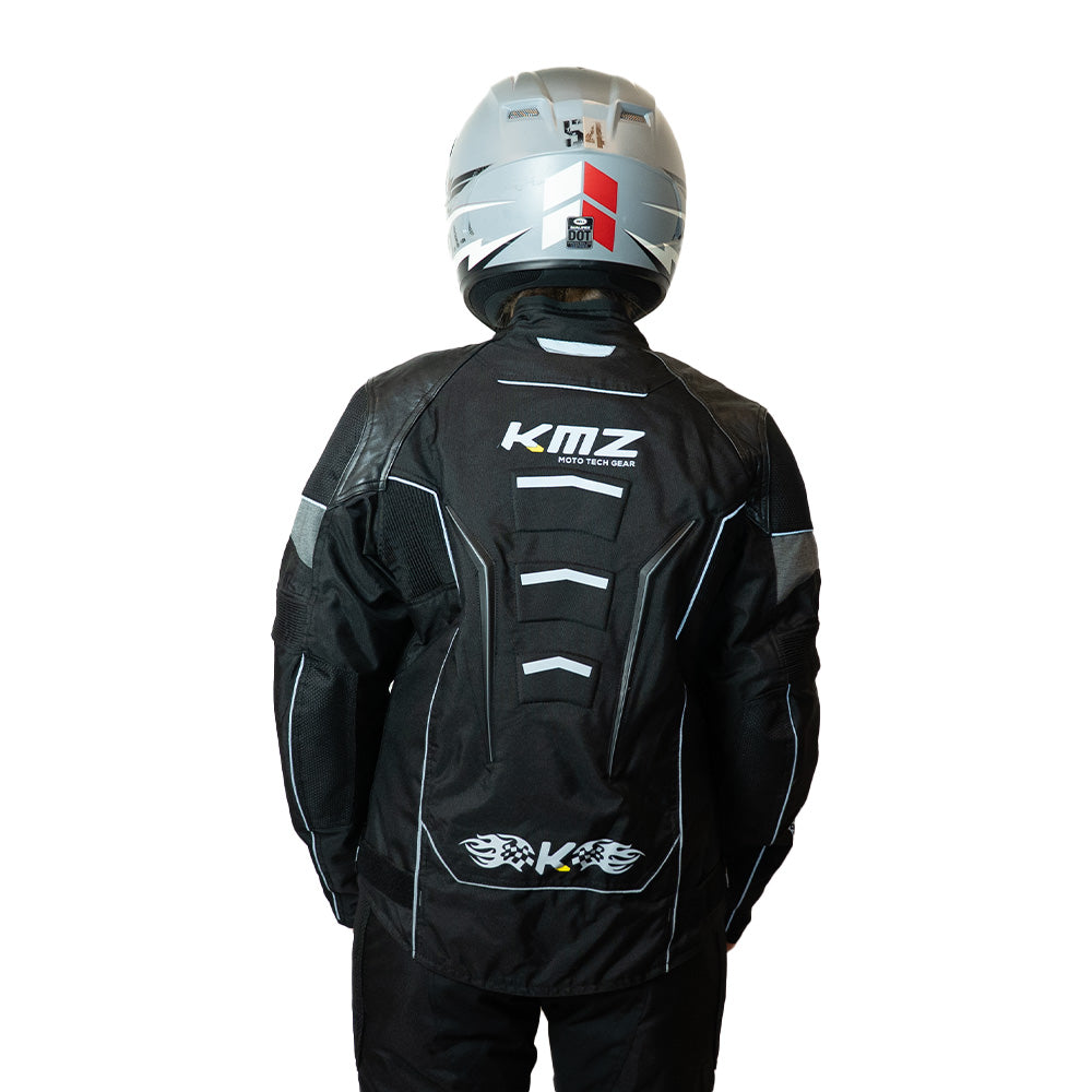Chaqueta Moto Calle Streetflow Apex Gris Kmz