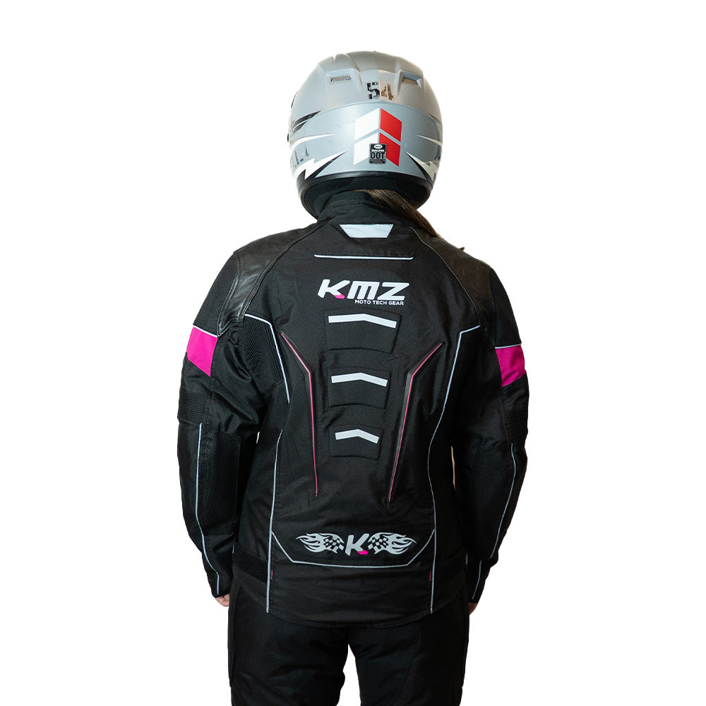 Chaqueta Moto Calle Streetflow Apex Negro Kmz