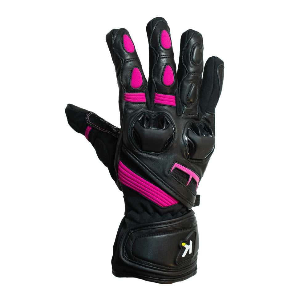 Guantes Moto Calle Signature Nomad Rosado Kmz