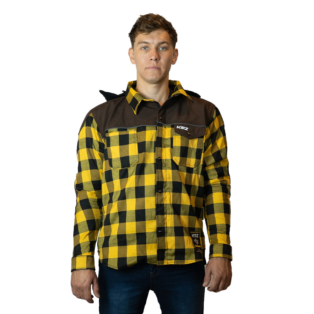 Chaqueta Moto Calle Outrider Horizon Amarillo Kmz