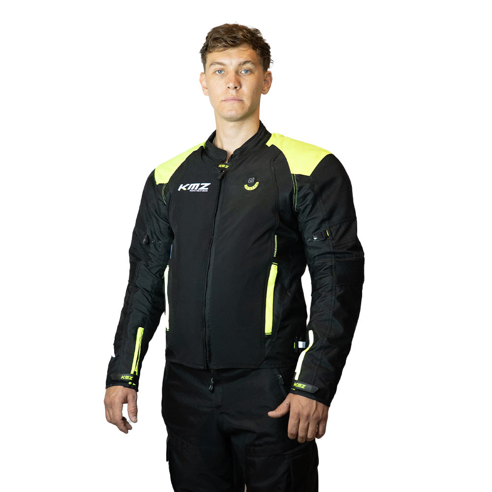 Chaqueta Moto Calle Warm Apex Negro Kmz