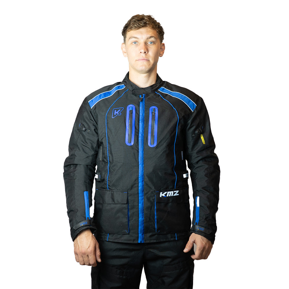 Chaqueta Moto Calle Rogue Nomad Azul Kmz