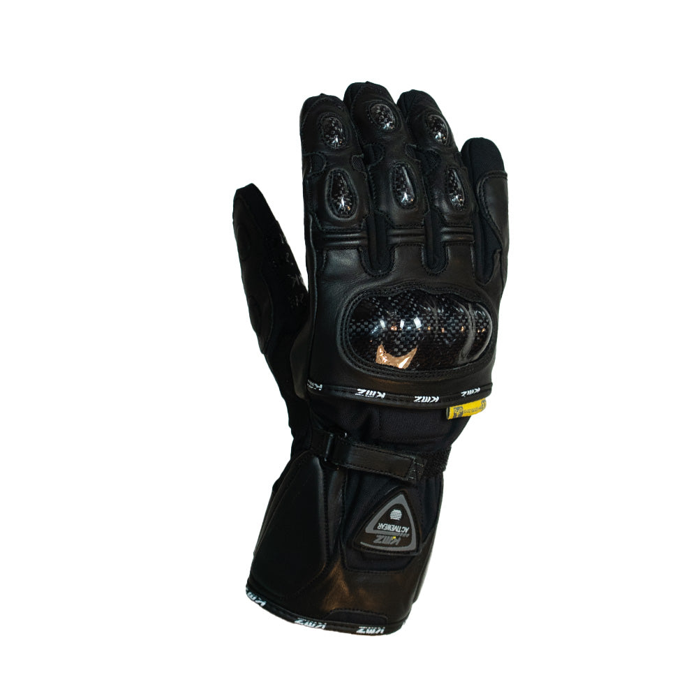 Guantes Moto Calle Prime Nomad Negro Kmz