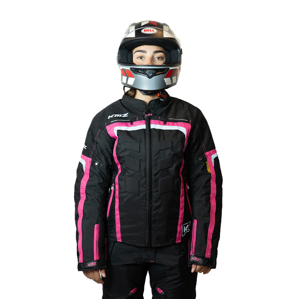 Chaqueta Moto Calle Metro Apex Negro Kmz