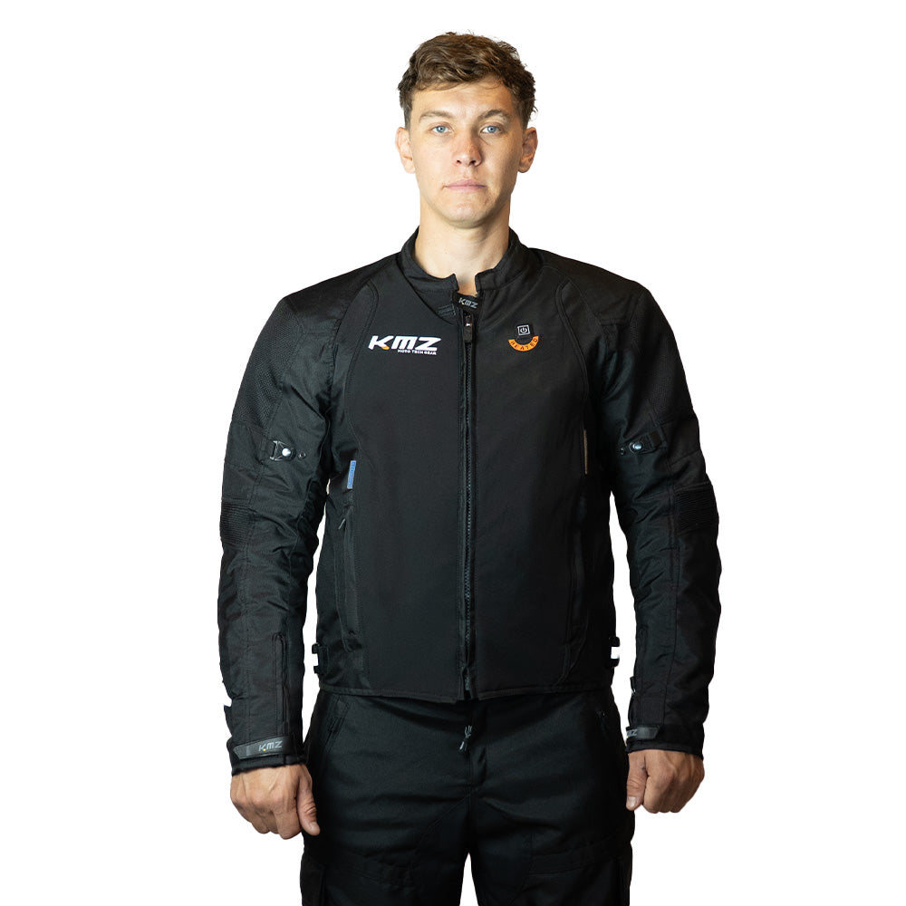 Chaqueta Moto Calle Warm Apex Negro Kmz