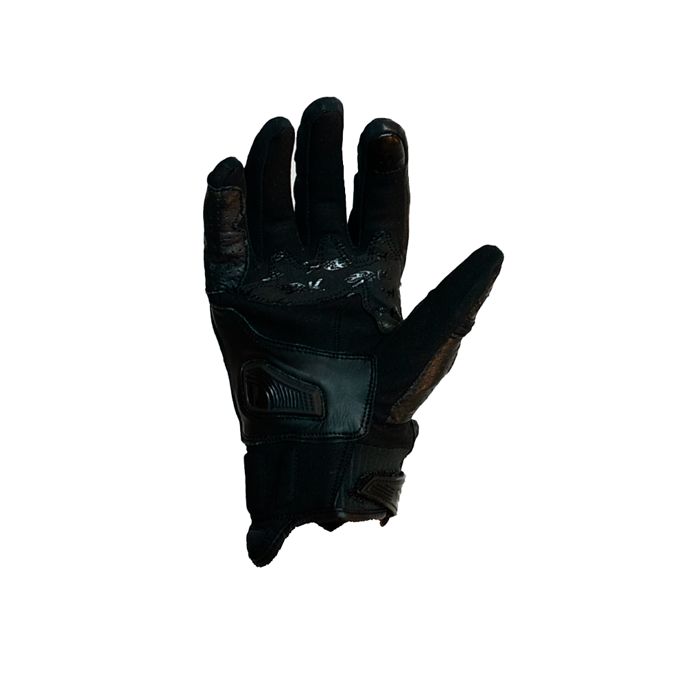 Guantes Moto Calle Metro Apex Negro Kmz
