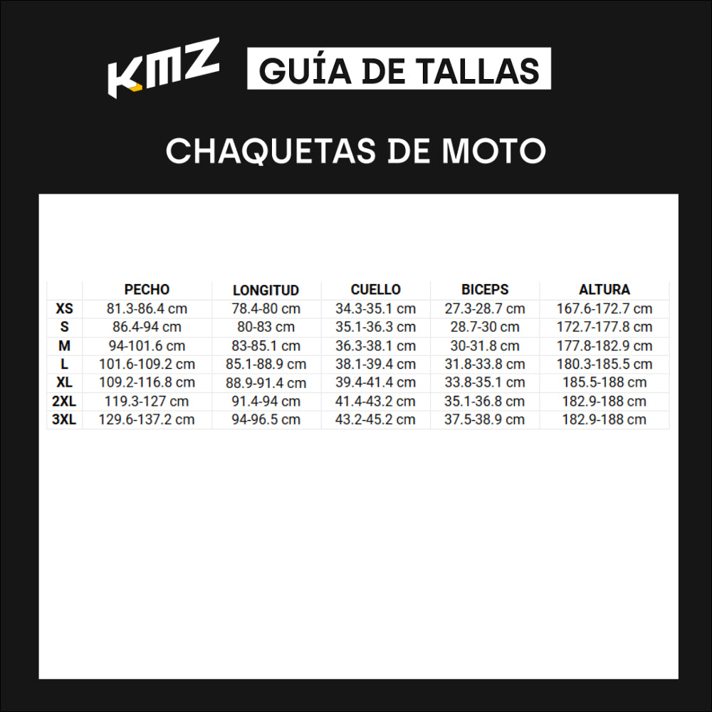 Chaqueta Moto Calle Streetflow Apex Negro Kmz