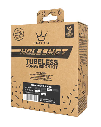 Kit De Conversion Tubular 37 mm Bicicleta Peatys