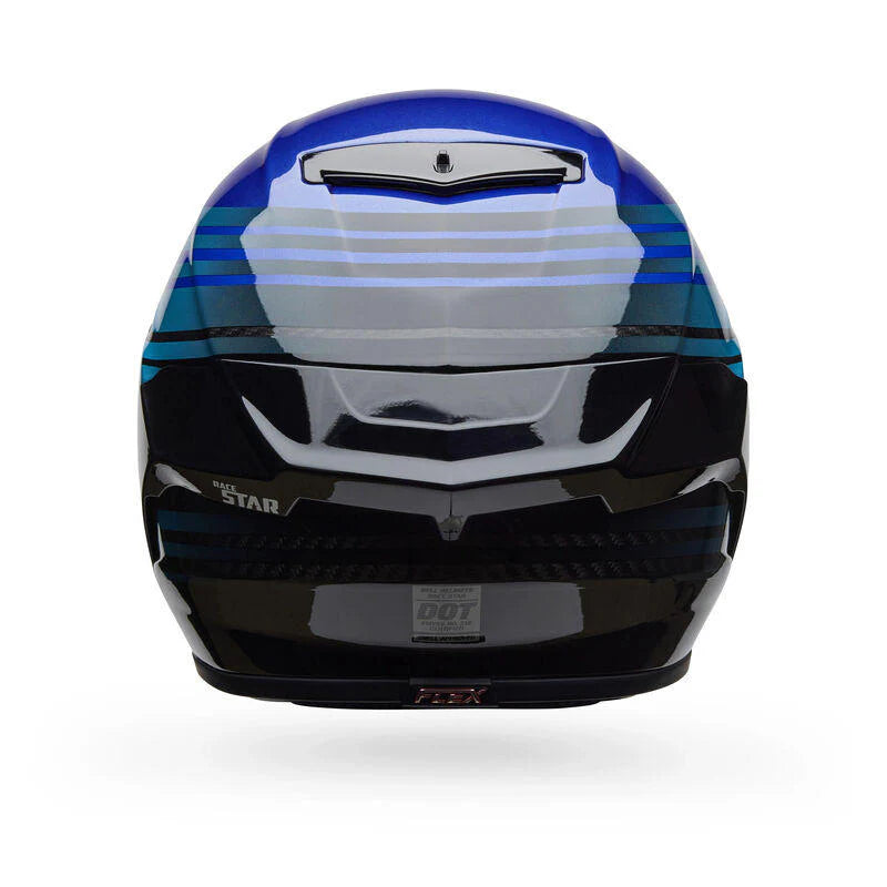 Casco Moto Bell Race Star DLX Flex Azul/Negro