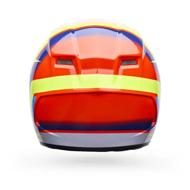 Casco Moto Bell Qualifier Vibe Naranjo