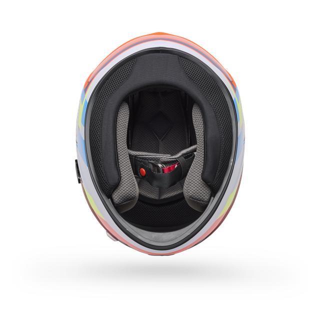 Casco Moto Bell Qualifier Vibe Naranjo