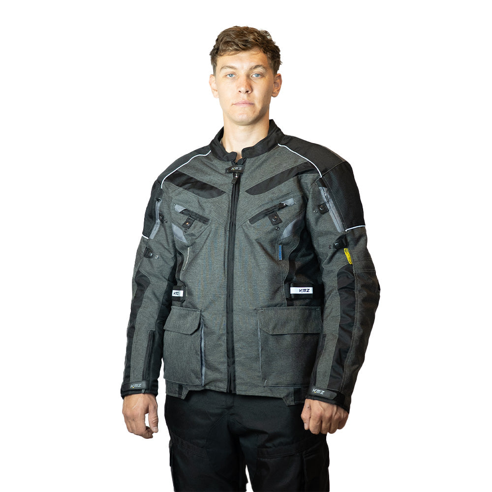 Chaqueta Moto Calle Signature Nomad Gris Kmz