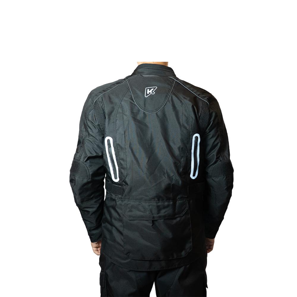 Chaqueta Moto Calle Savage Nomad Negro Kmz