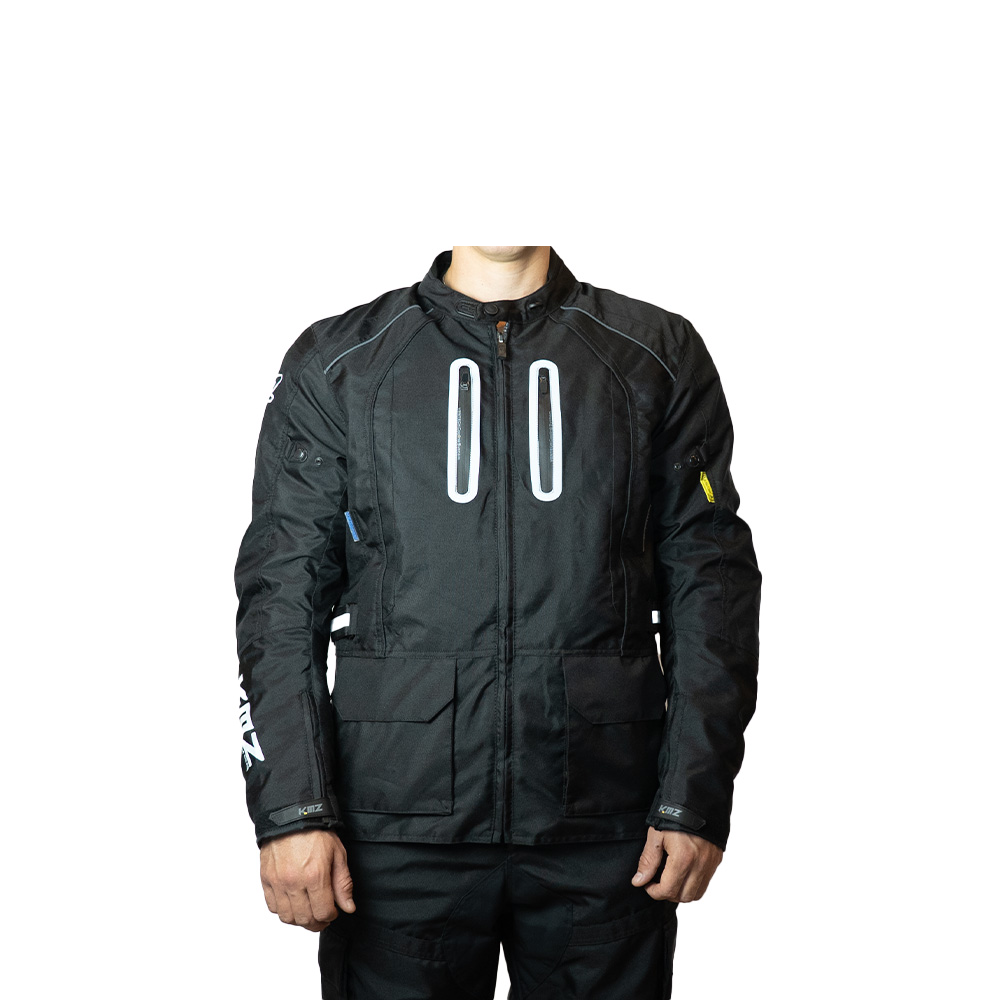 Chaqueta Moto Calle Savage Nomad Negro Kmz