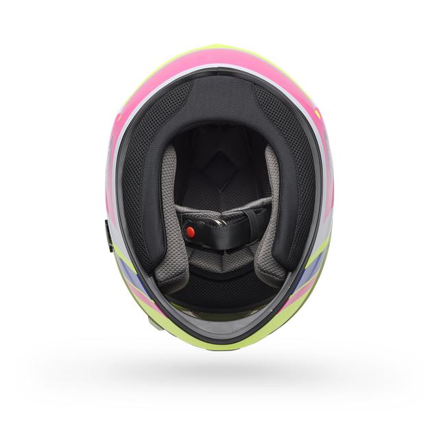 Casco Moto Bell Qualifier Chasm Amarillo/Rosado