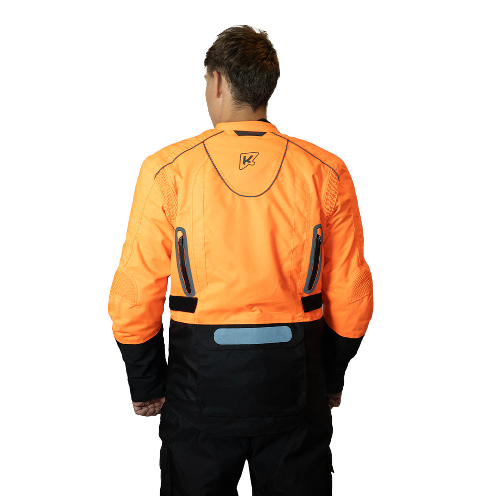 Chaqueta Moto Calle Savage Nomad Naranjo Kmz