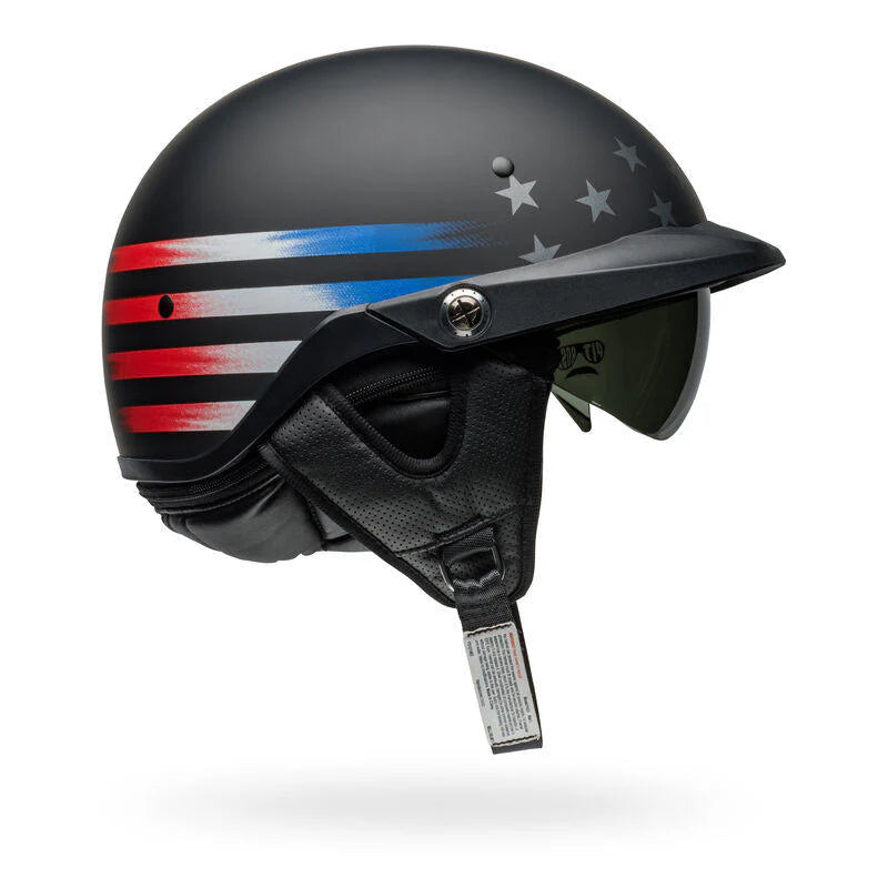 Casco Moto Bell Pit Boss Negro/Rojo