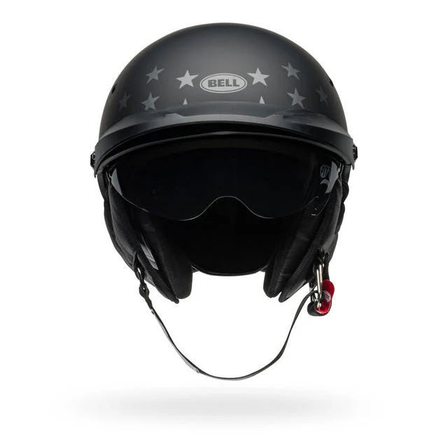 Casco Moto Bell Pit Boss Negro/Rojo