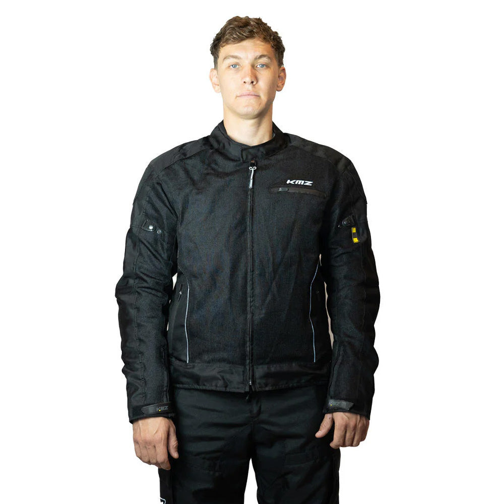 Chaqueta Moto Calle Nightshift Apex Negro Kmz