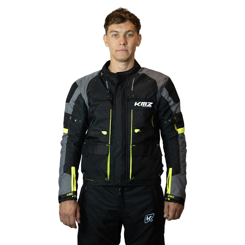 Chaqueta Moto Calle Ignite Apex Negro Kmz