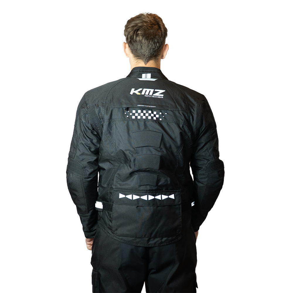 Chaqueta Moto Calle Driftline Apex Negro Kmz