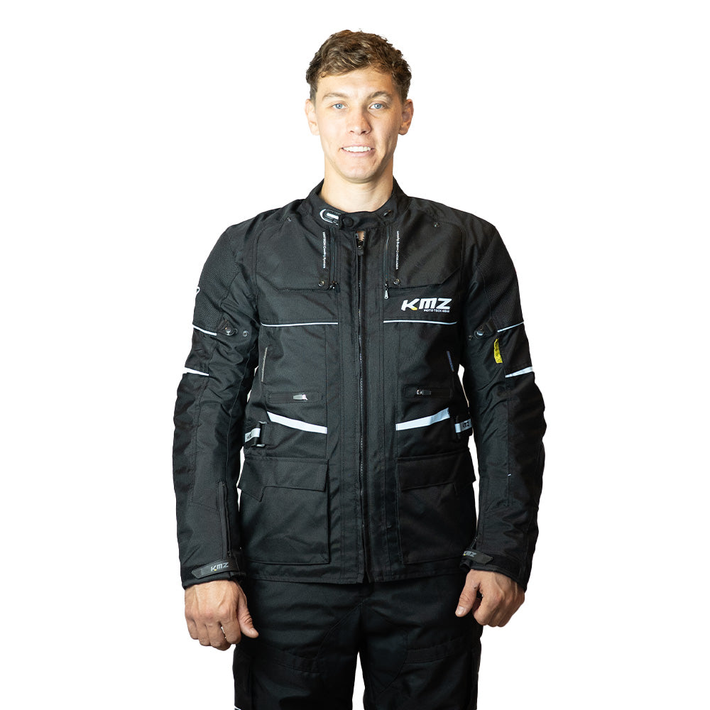 Chaqueta Moto Calle Core Nomad Negro Kmz