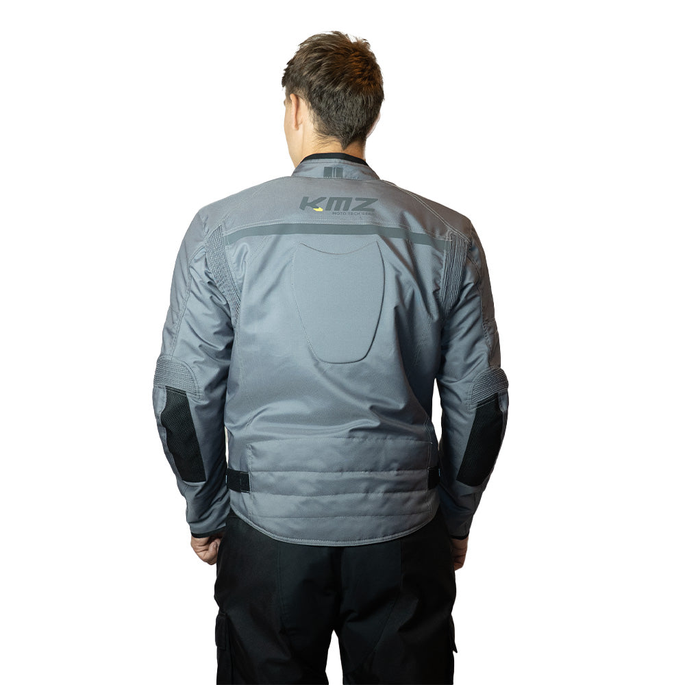 Chaqueta Moto Calle Nightshift Apex Gris Kmz