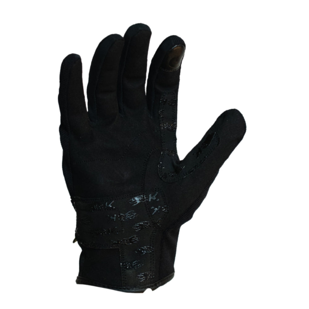 Guantes Moto Calle Citycore Apex Negro Verde KMZ