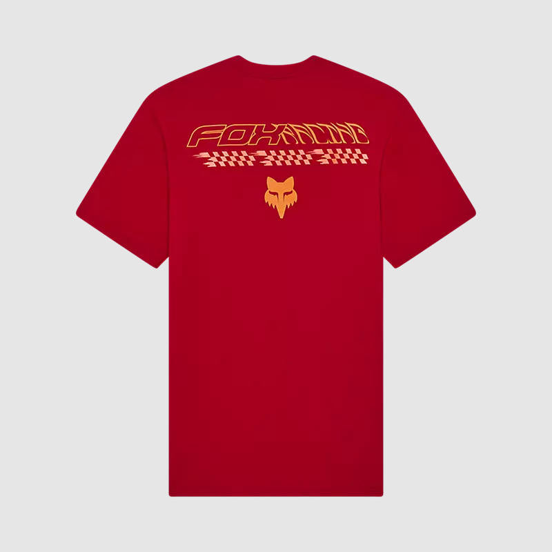 Polera Lifestyle Checkered Premium Rojo Fox