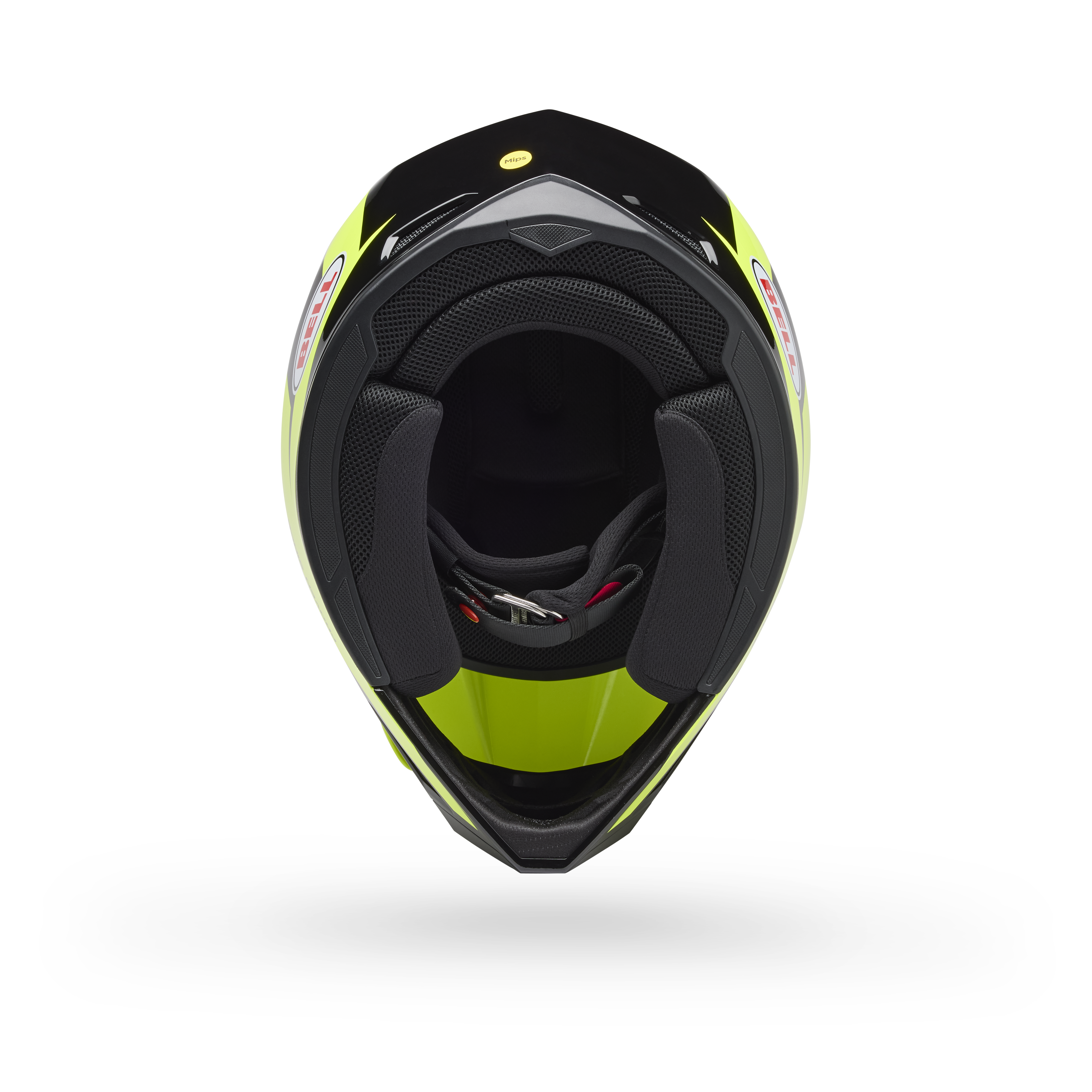 Casco Moto MX-10 Amarillo/Negro Certificado QR Bell