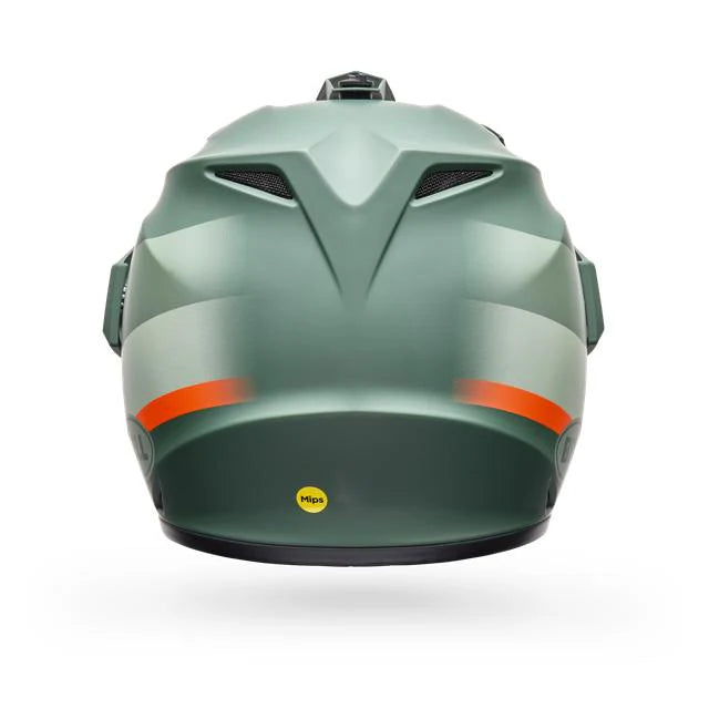 Casco Moto Bell MX-9 ADV Verde Certificado QR Bell