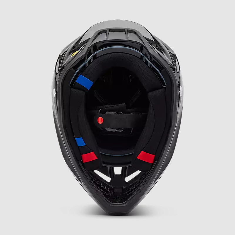 Casco Moto Fox V3 RS Carbon Solid Negro