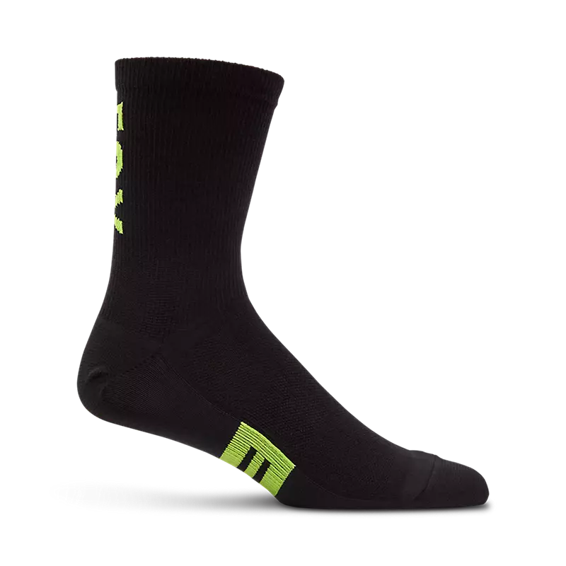 Calcetines Bicicleta Flexair Merino 15 cm Negro Fox