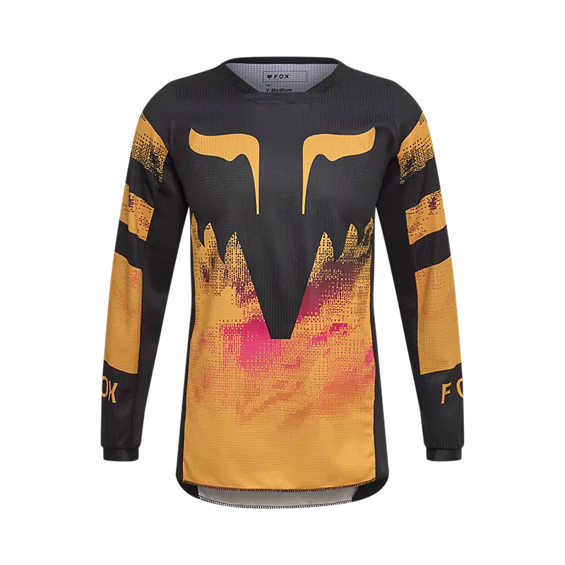 Polera Moto Niño Kairos 180 Amarillo Fox