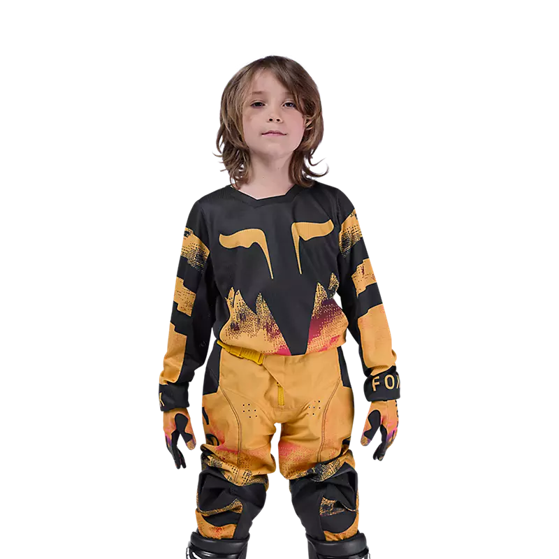 Polera Moto Niño Kairos 180 Amarillo Fox