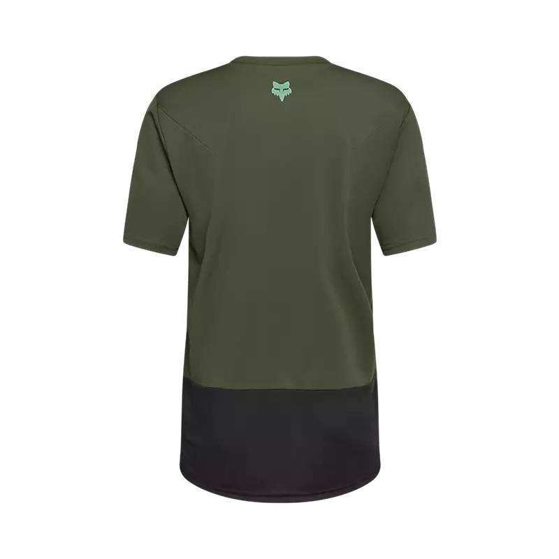 Polera Bicicleta Ranger Wordmark Verde Fox
