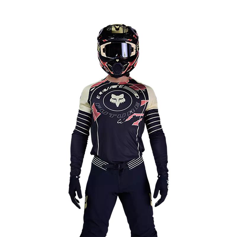 Polera Moto Flexair Inning Negro Fox