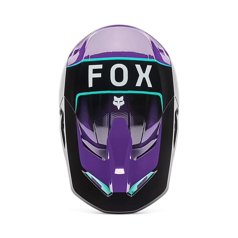 Casco Moto V1 Collect Morado Fox