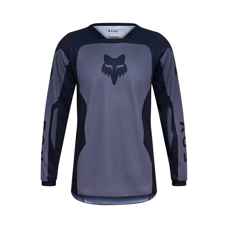 Polera Moto Niño 180 Shield Negro Fox